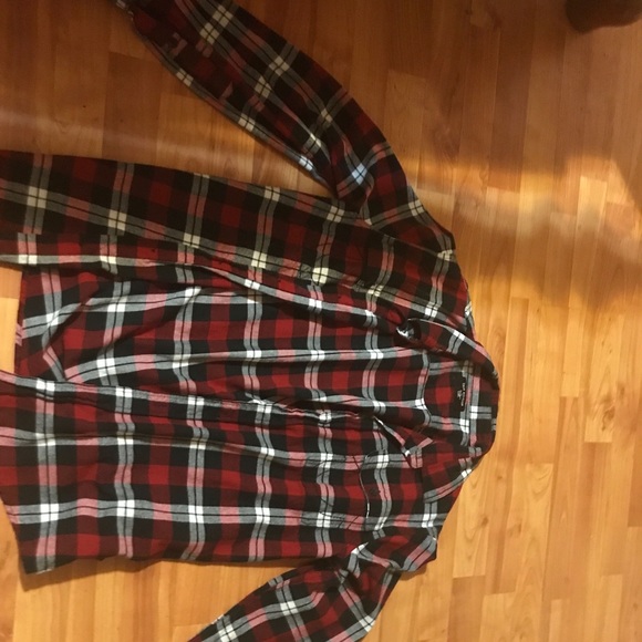 Red true religion flannel size LARGE. - Picture 2 of 3